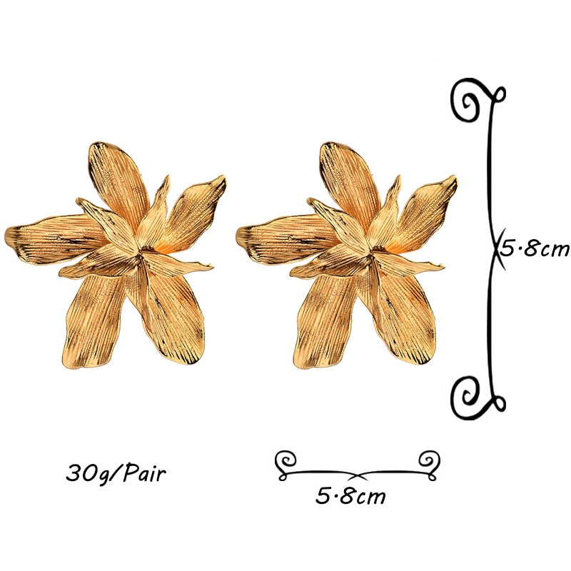 Peruvian Lily Drop Earrings