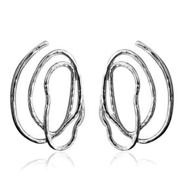 Wire Earrings (Abstract)(Geometric) – JewelryWithMe