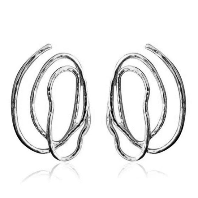 Abstract Wire Earrings | Bridal Statement Earrings | Excess Things
