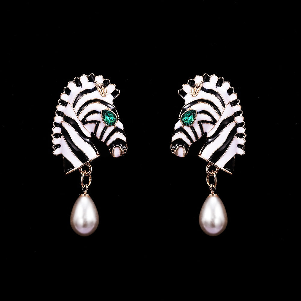  Wild Mares Earrings | Pearl Drop Earrings | Excess Things 